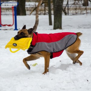 Подушка «Tug toy» из french linen для бельгийской овчарки